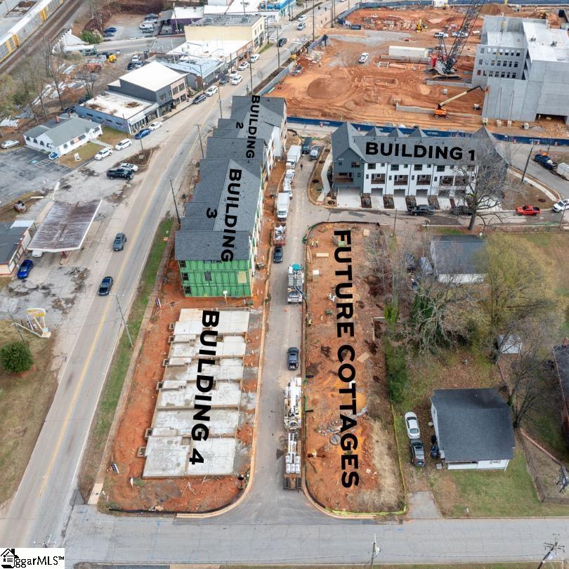 1305 Pendleton Street, Unit 18 Greenville, SC 29611 - Photo 32 of 33 This image shows the community. Three buildings will face Pendleton Street. Unit 18 is in building 3.
