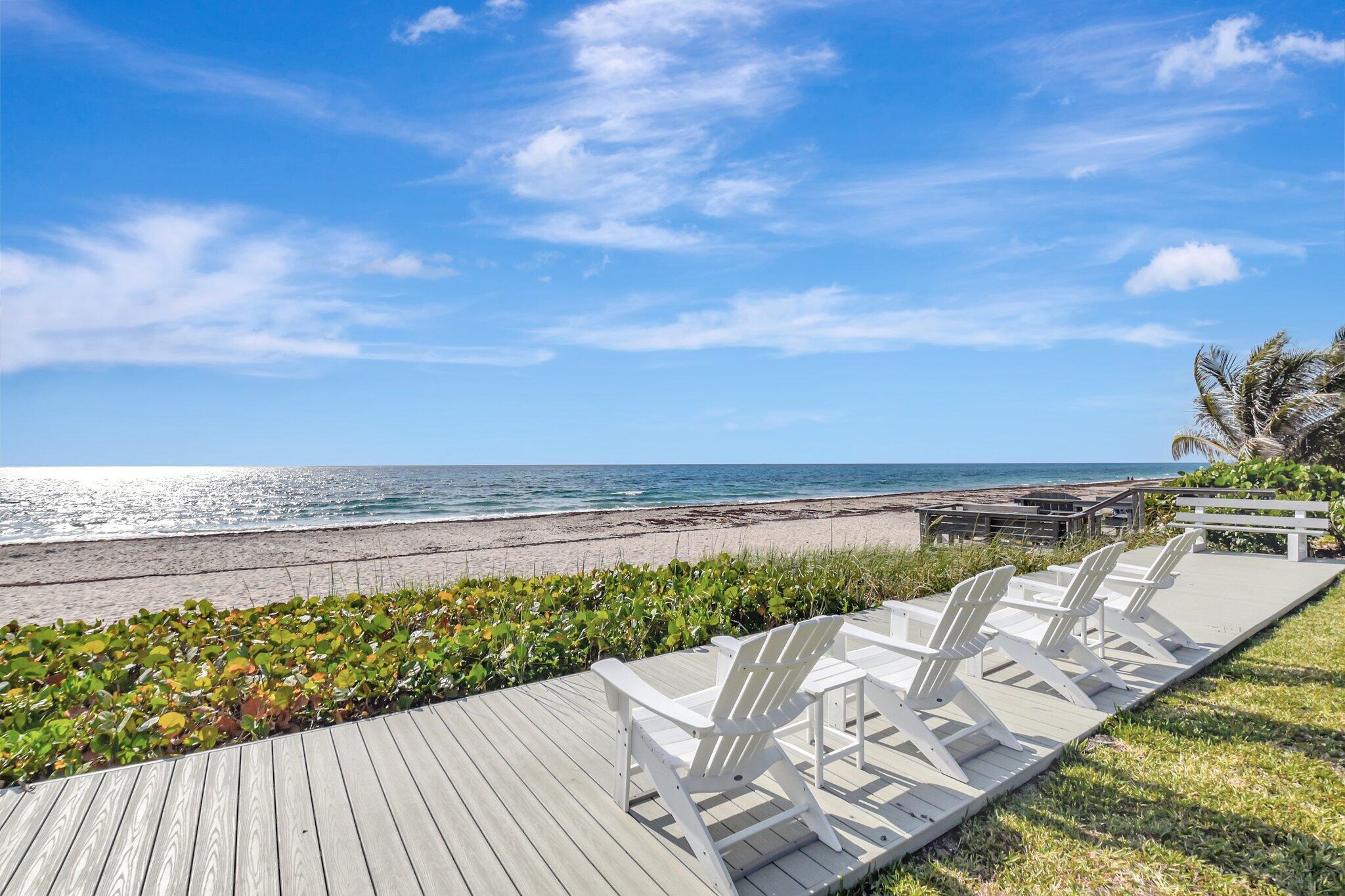 5505 North Ocean Boulevard, Unit 8202 Ocean Ridge, FL 33435 - Photo 24 of 26 a view of an ocean from a balcony