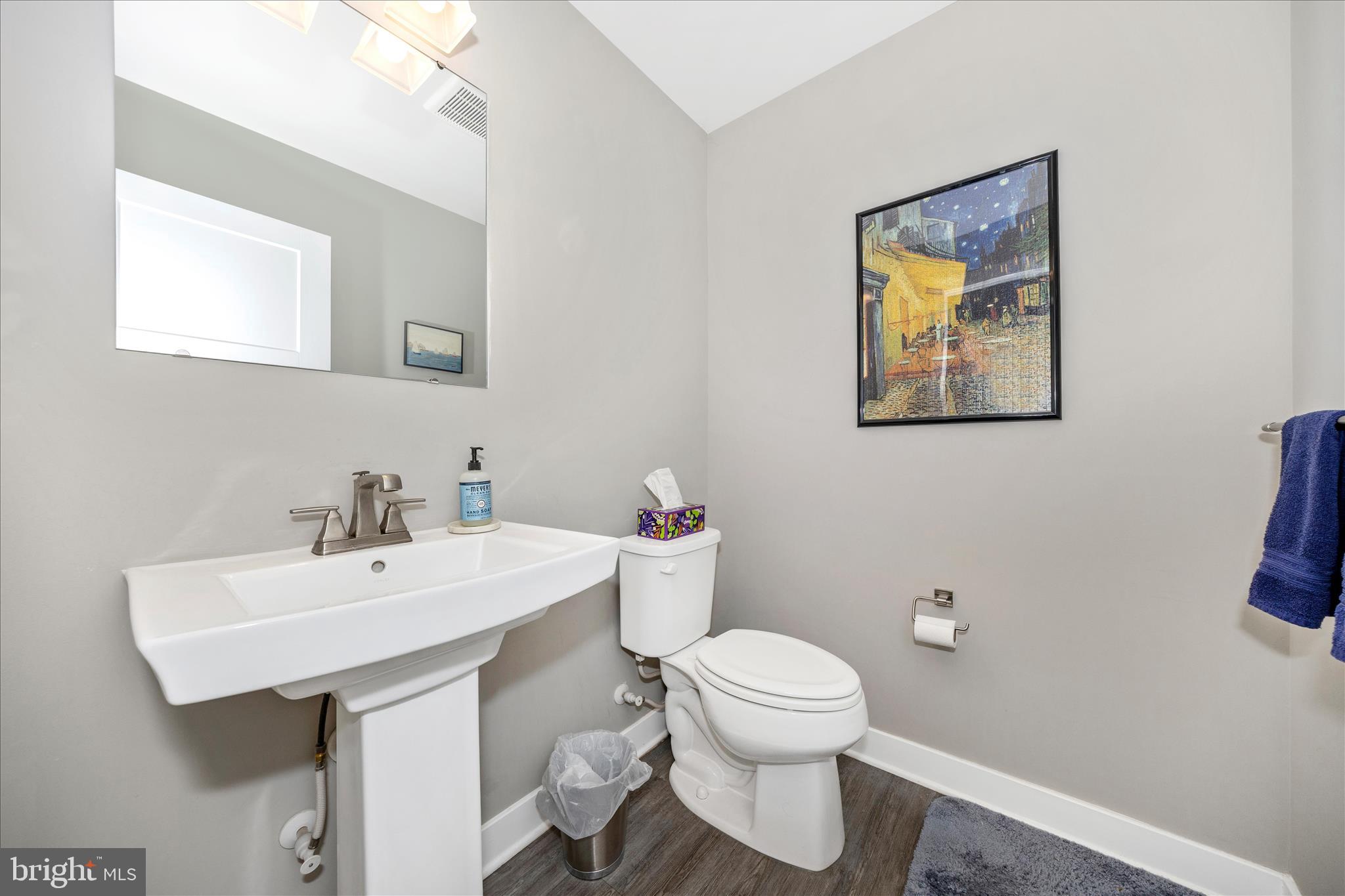1202 Dargon Quarry Lane Brunswick, MD 21716 - Photo 25 of 76 a bathroom with a toilet sink and mirror