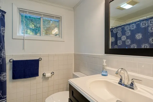 a bathroom with a sink and a toilet