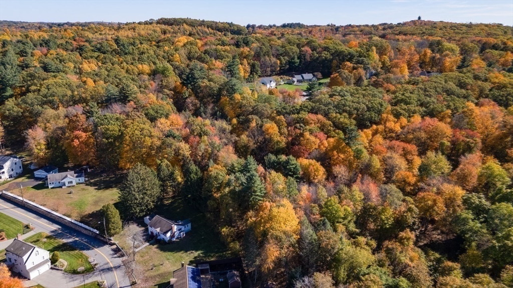 238 West Hill Road Marlborough, MA 01752 - Photo 27 of 30 an aerial view of a houses with a yard