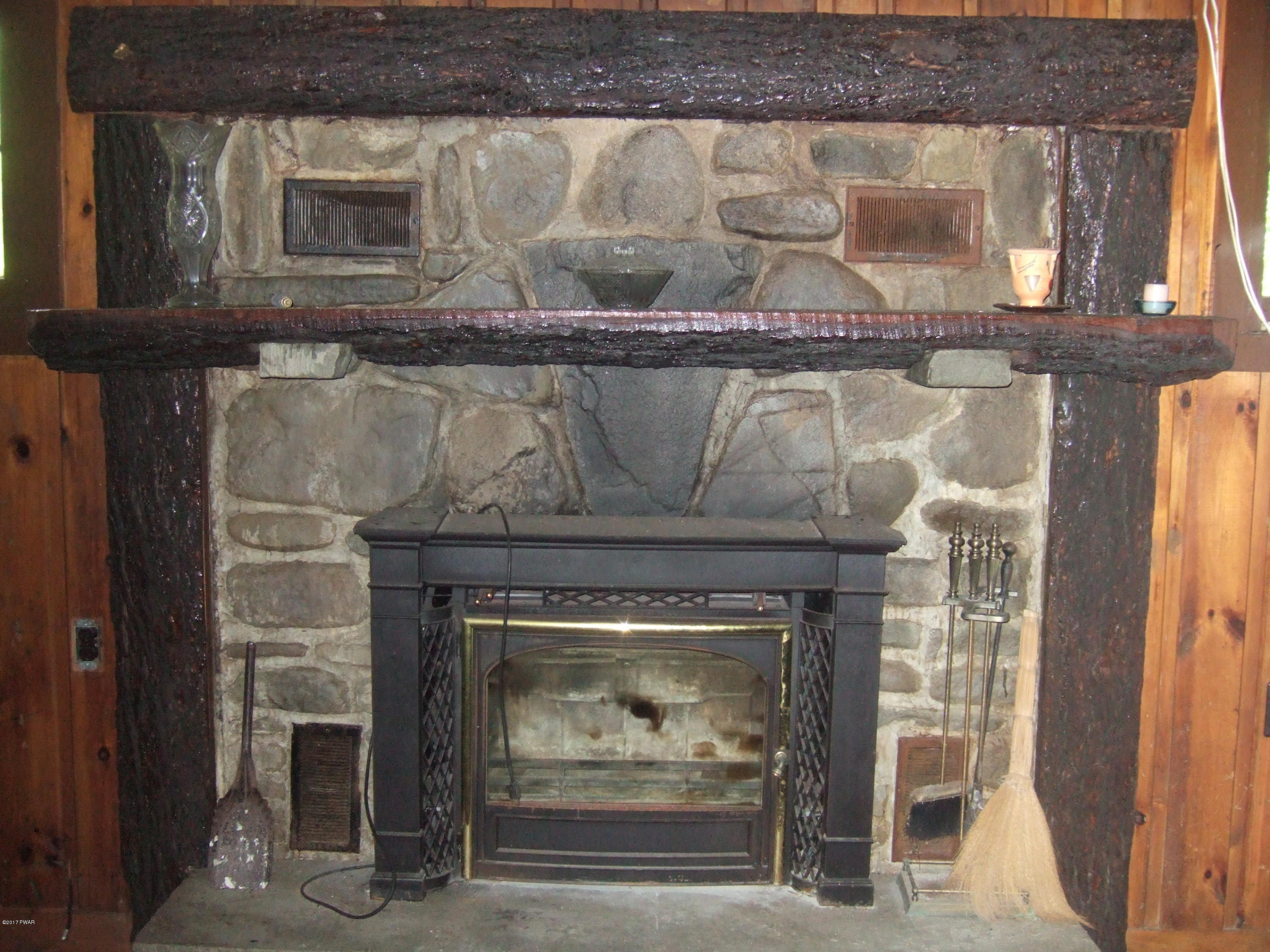 20 Old Peggy Runway Road Beach Lake, PA 18405 - Photo 11 of 26 Stone Fireplace