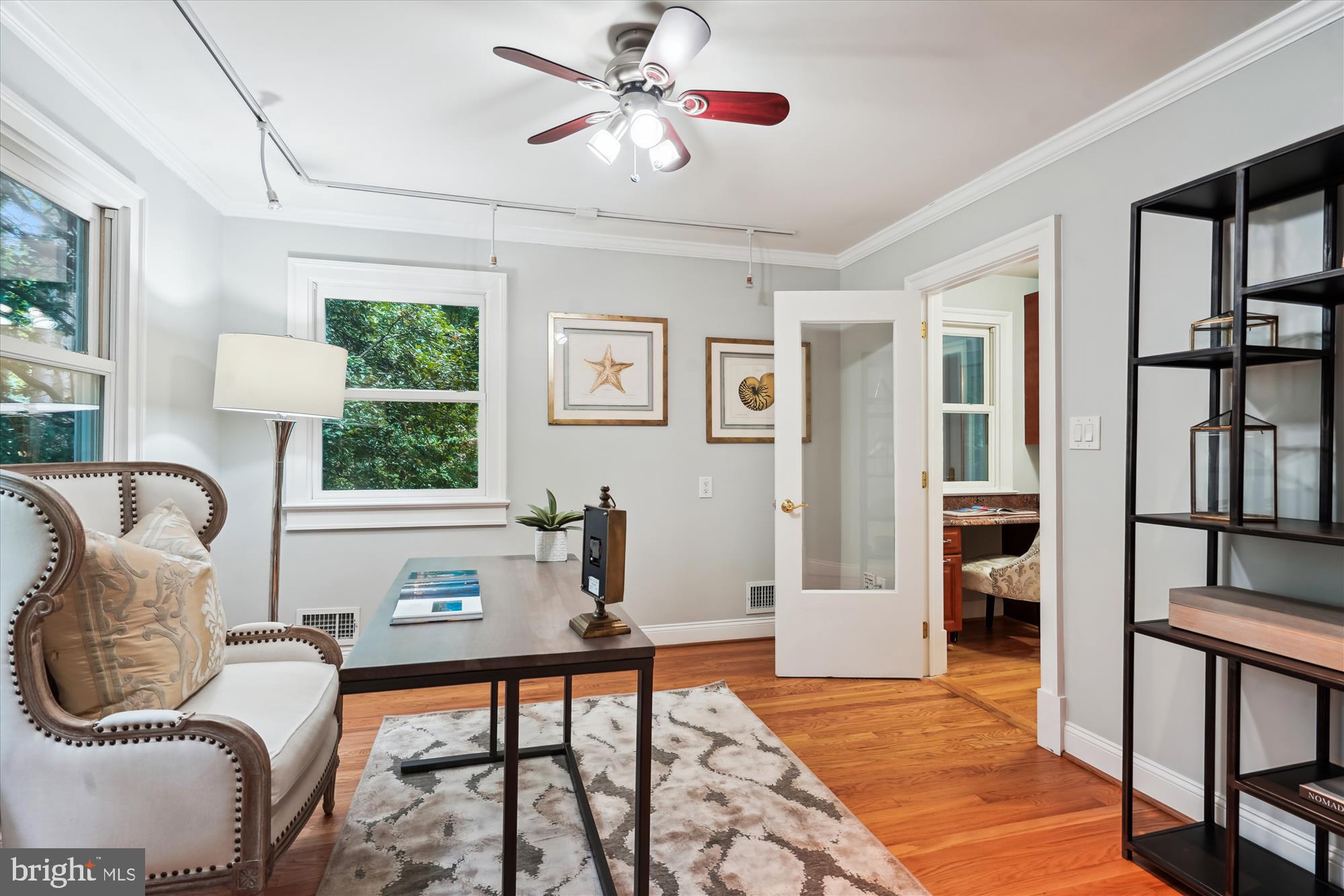 2559 Five Oaks Road Vienna, VA 22181 - Photo 11 of 55 Good Sized Home Office with Kitchen Access