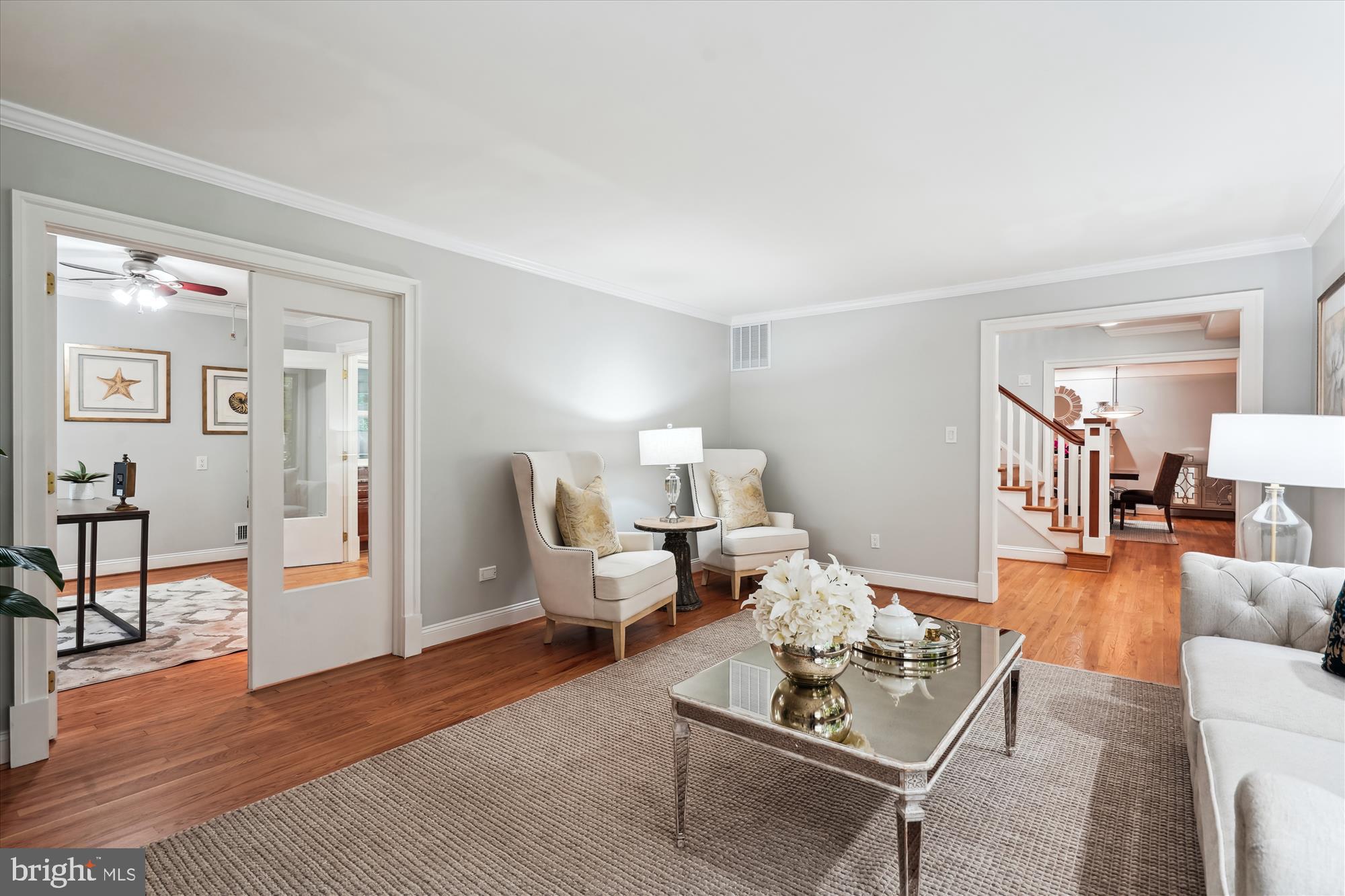 2559 Five Oaks Road Vienna, VA 22181 - Photo 12 of 55 a living room with furniture and wooden floor