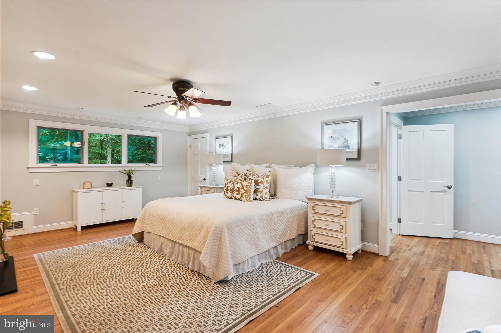 2559 Five Oaks Road Vienna, VA 22181 - Photo 24 of 55 a bedroom with a bed and a large window
