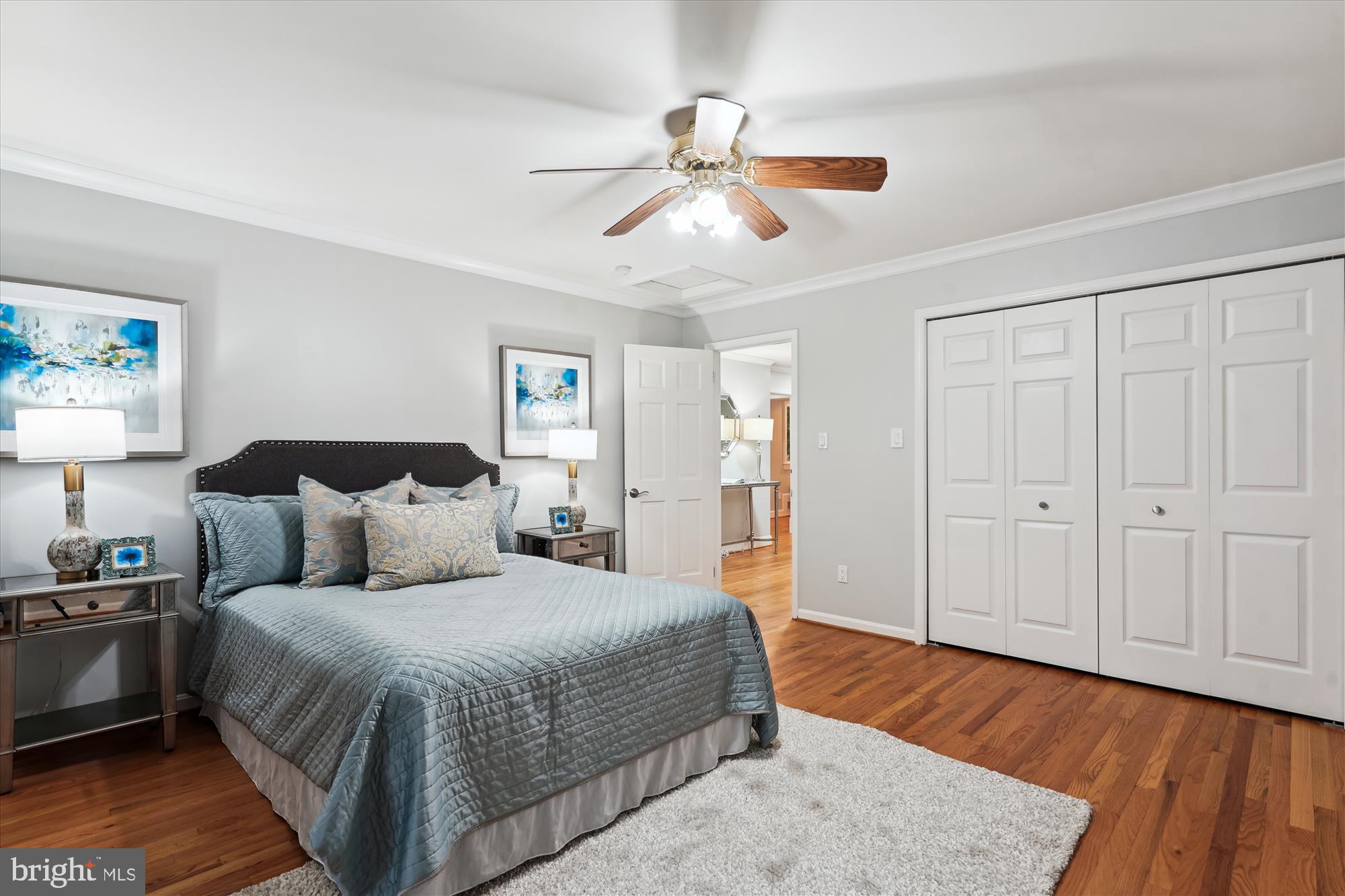 2559 Five Oaks Road Vienna, VA 22181 - Photo 31 of 55 a spacious bedroom with a bed and a window