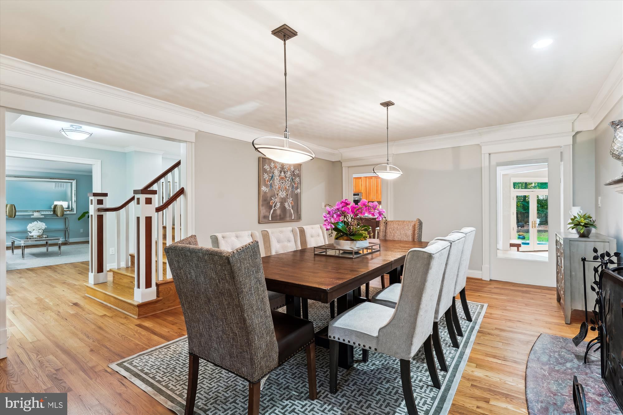 2559 Five Oaks Road Vienna, VA 22181 - Photo 4 of 55 a view of a dining room with furniture window and wooden floor
