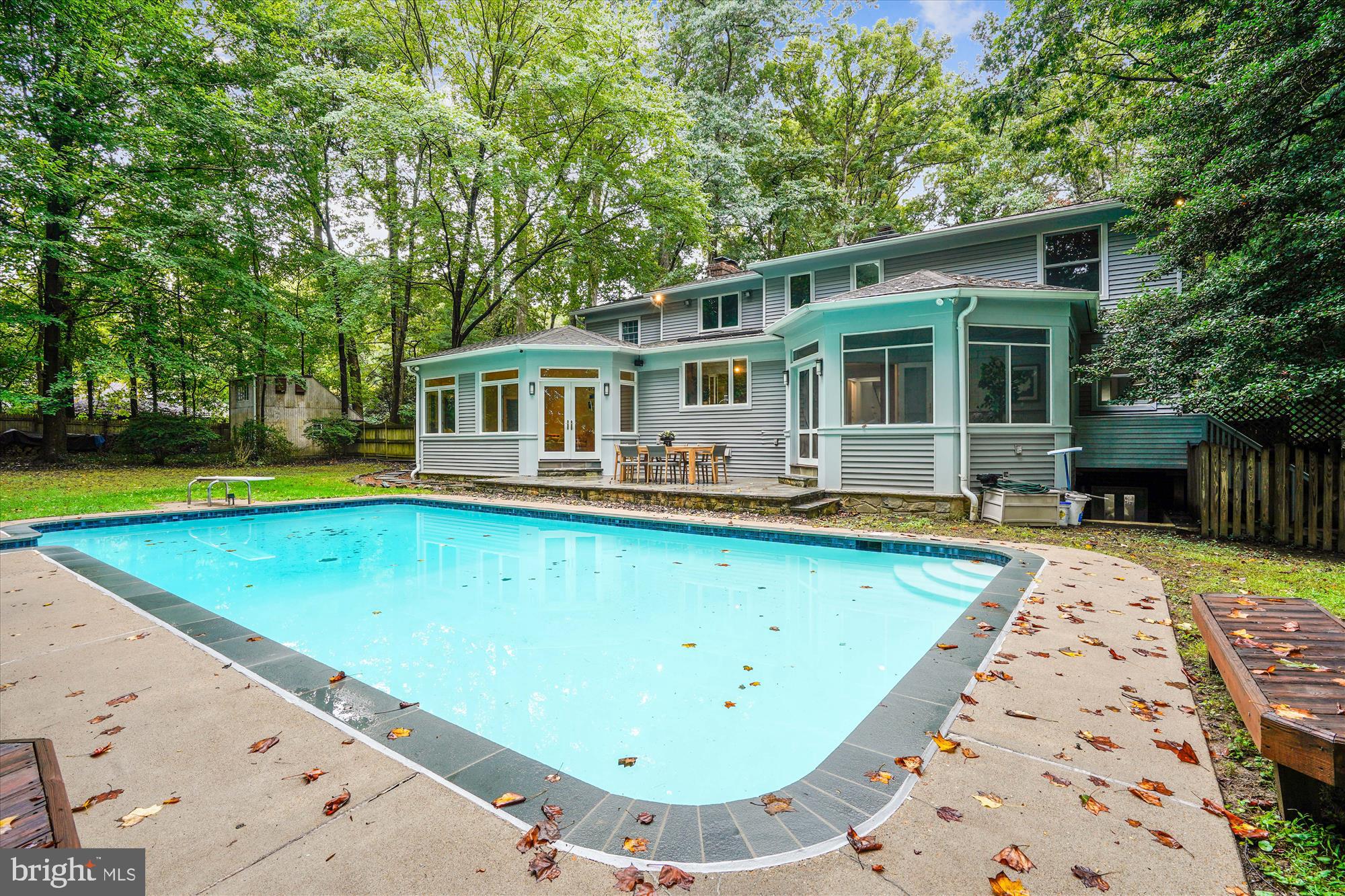 2559 Five Oaks Road Vienna, VA 22181 - Photo 43 of 55 swimming pool with outdoor seating and yard