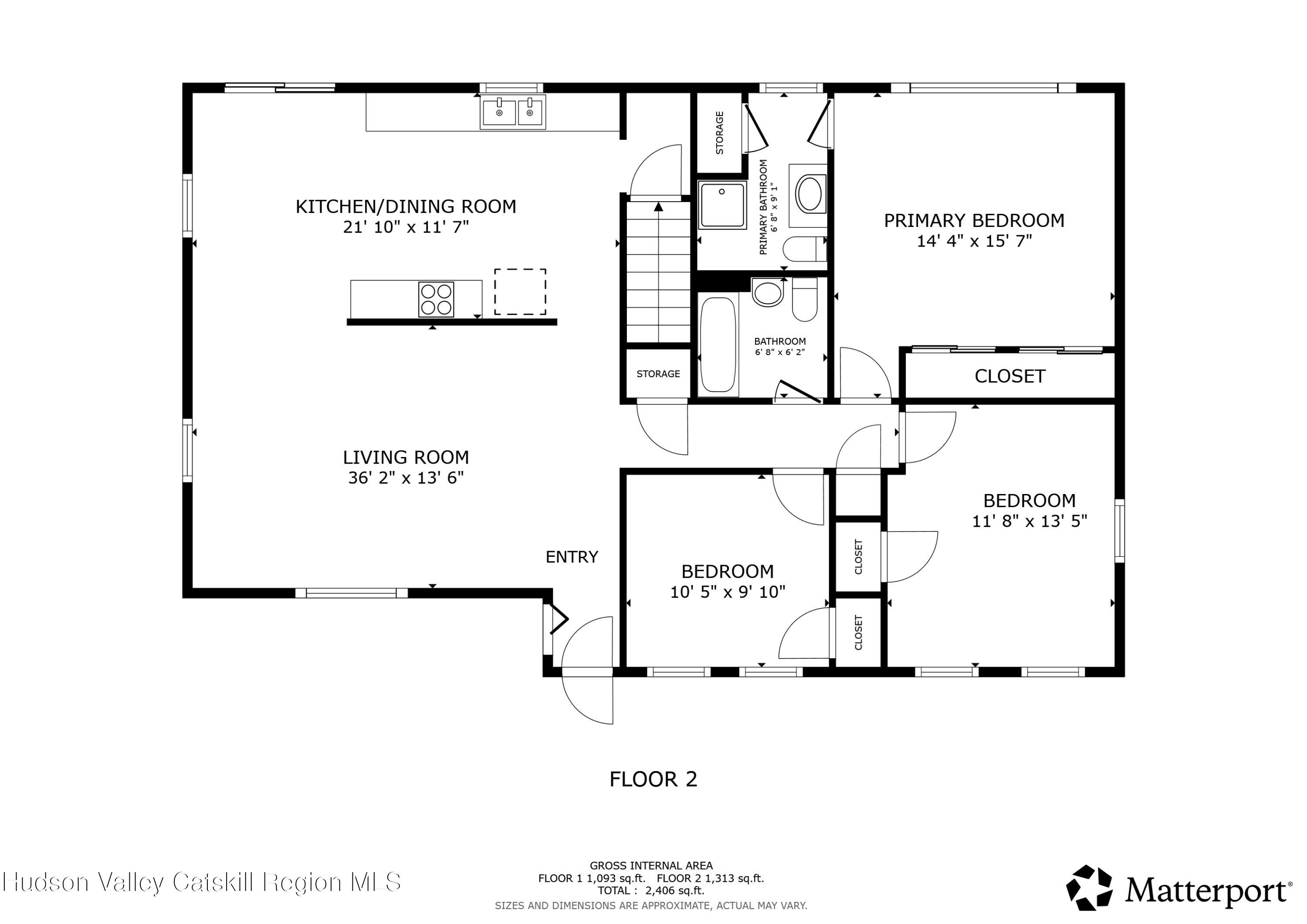 825 County Rte 51 Coxsackie, NY 12051 - Photo 32 of 33 floor plan 2 825