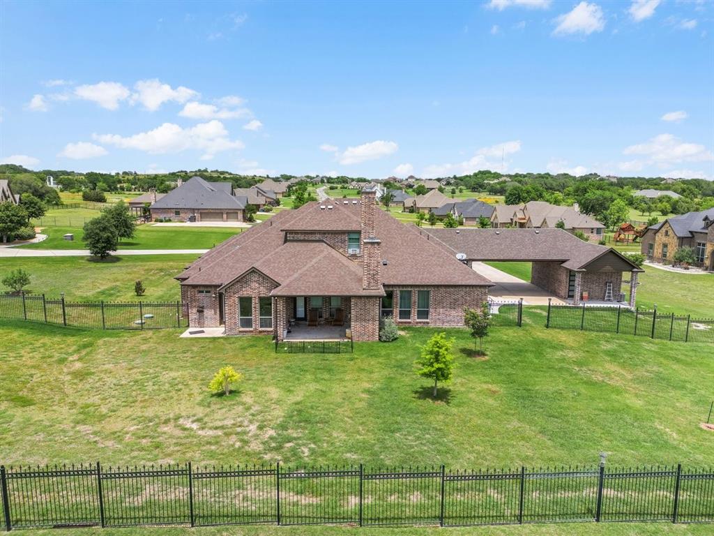 228 Parc Oaks Drive Aledo, TX 76008 - Photo 37 of 40 aerial view of a house with big yard