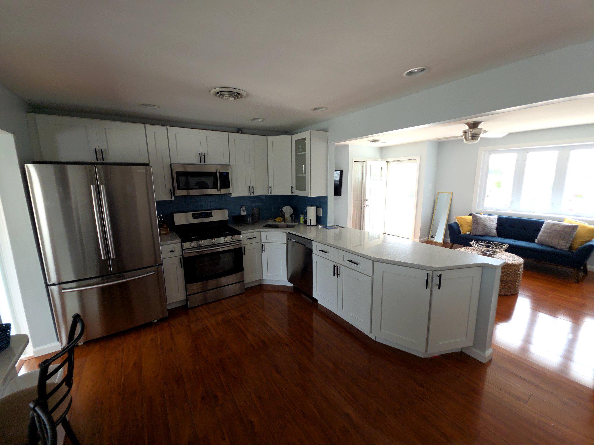 129 East Raritan Drive Tuckerton, NJ 08087 - Photo 10 of 17 Modern kitchen with sleek finishes.