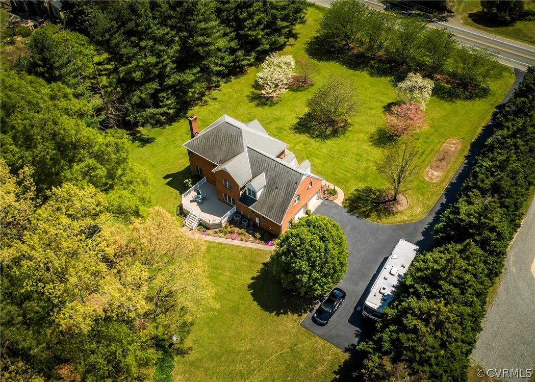11239 Hanover Courthouse Road Hanover, VA 23069 - Photo 39 of 50 an aerial view of a garden with swimming pool