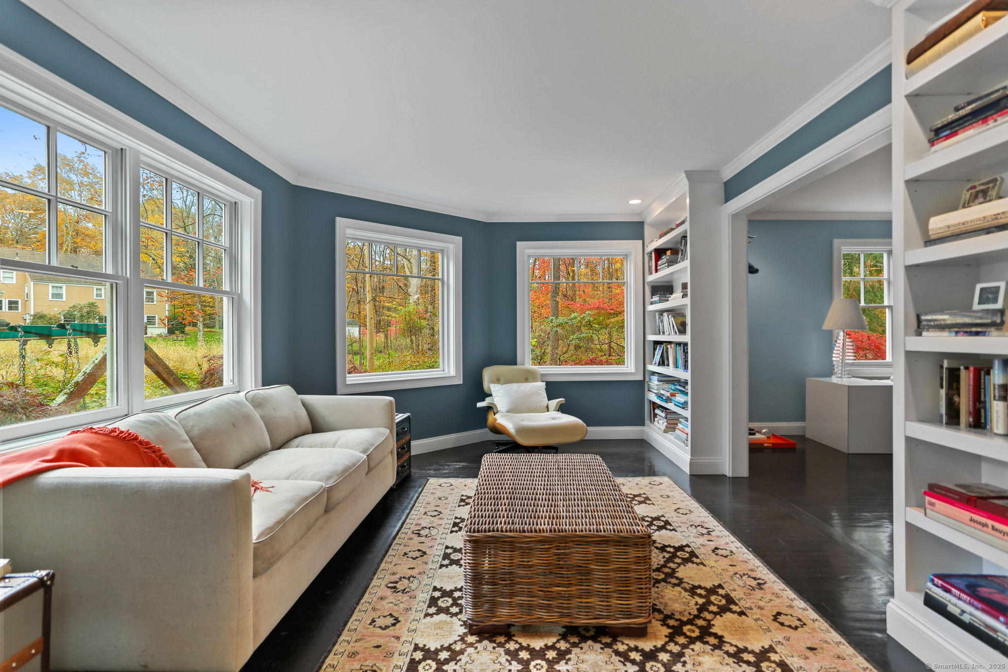 31 White Birch Road Weston, CT 06883 - Photo 13 of 37 a living room with furniture and a rug