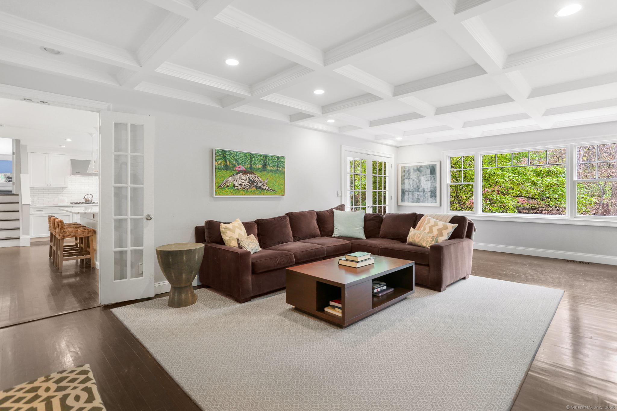 31 White Birch Road Weston, CT 06883 - Photo 17 of 37 a living room with furniture and a large window