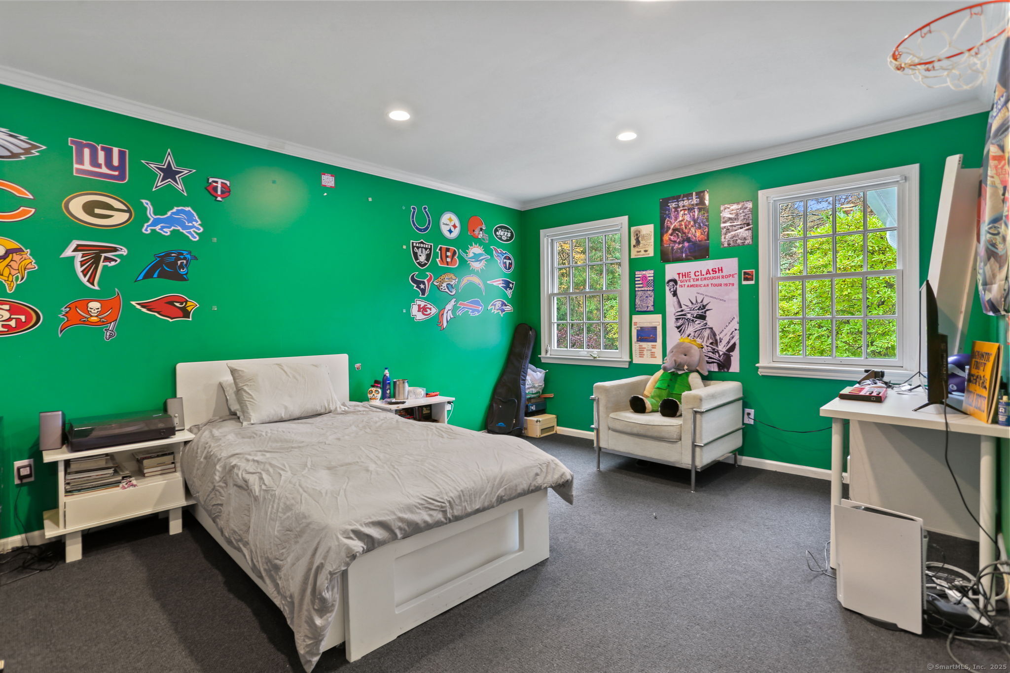 31 White Birch Road Weston, CT 06883 - Photo 25 of 37 a bedroom with a bed and a table