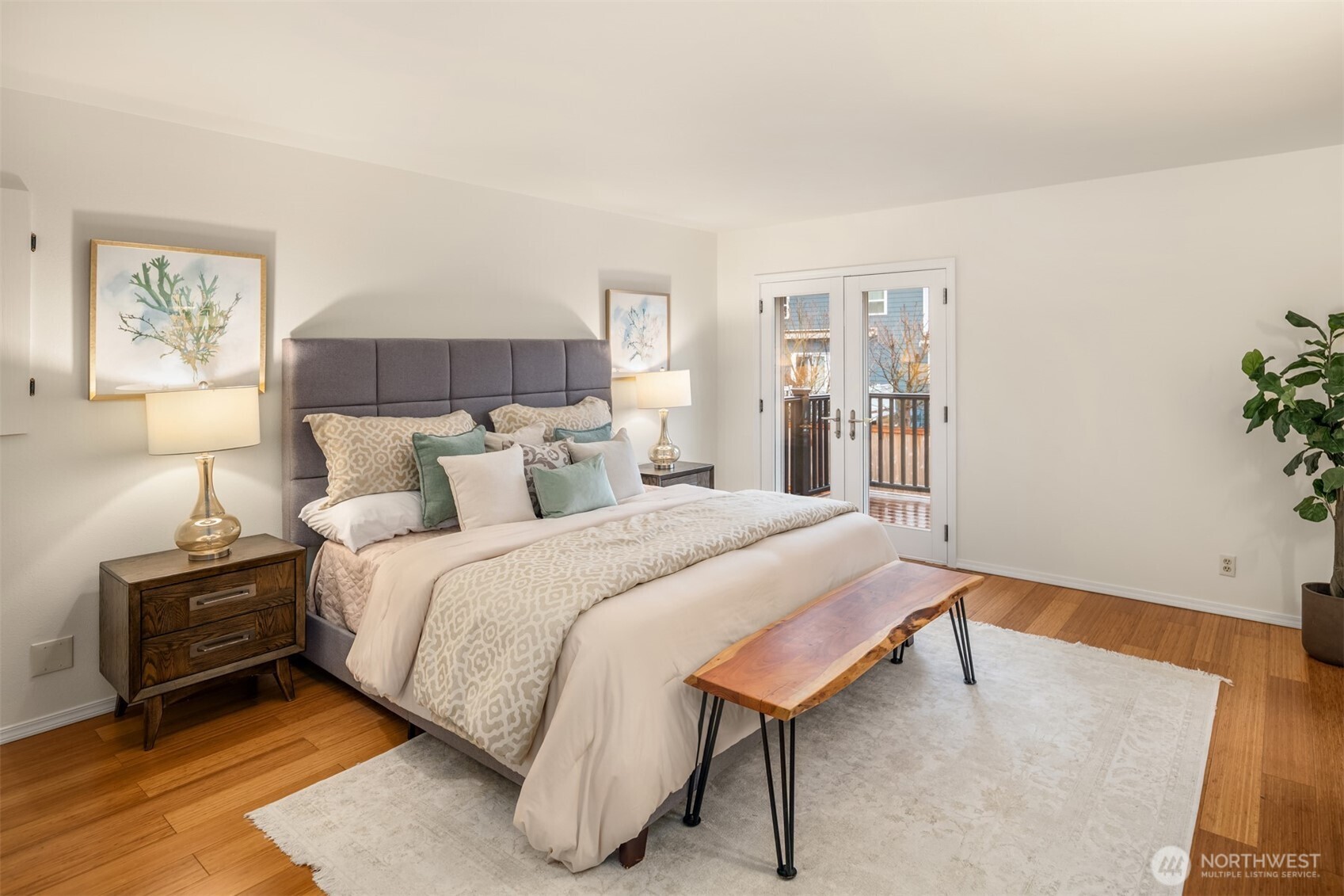 1425 243rd Place Southwest Bothell, WA 98021 - Photo 24 of 39 a bed room with a bed and a night stand