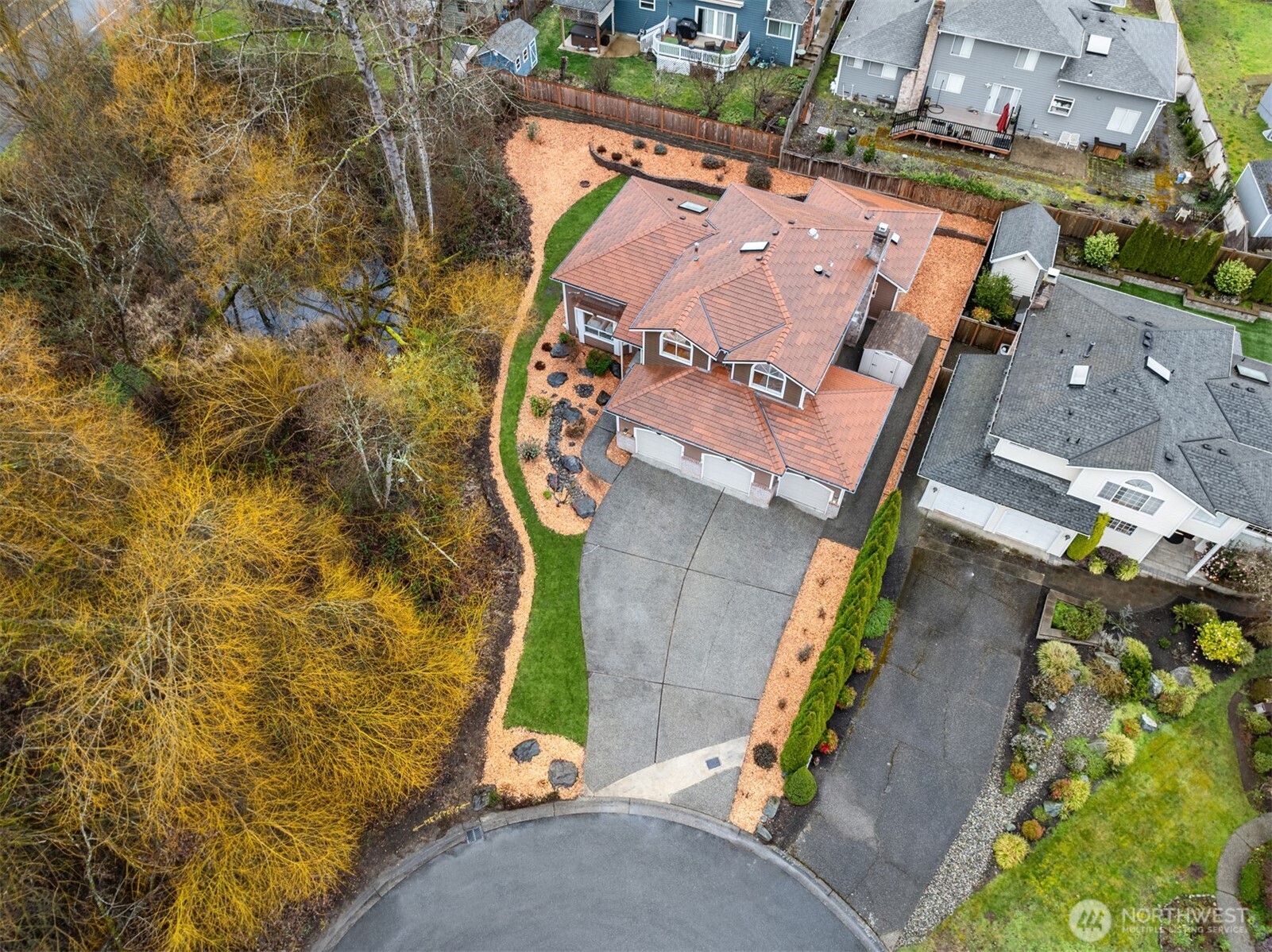 1425 243rd Place Southwest Bothell, WA 98021 - Photo 34 of 39 an aerial view of a house