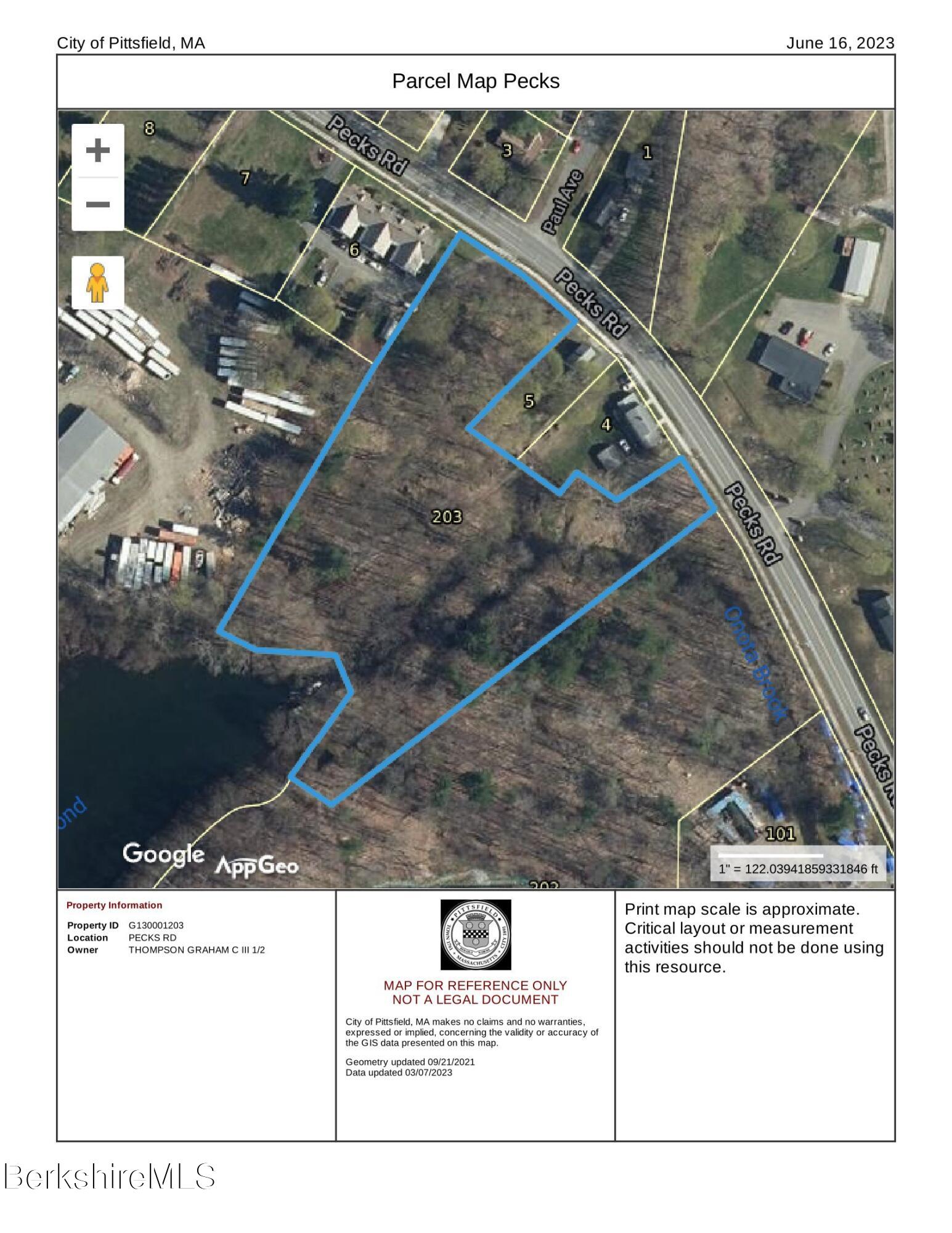 0 Pecks Road Pittsfield, MA 01201 - Photo 3 of 4 Pecks Rd Aerial Map