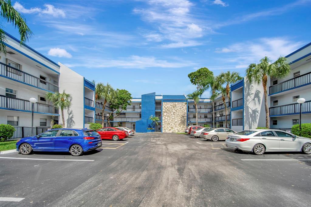 a cars parked in front of a building