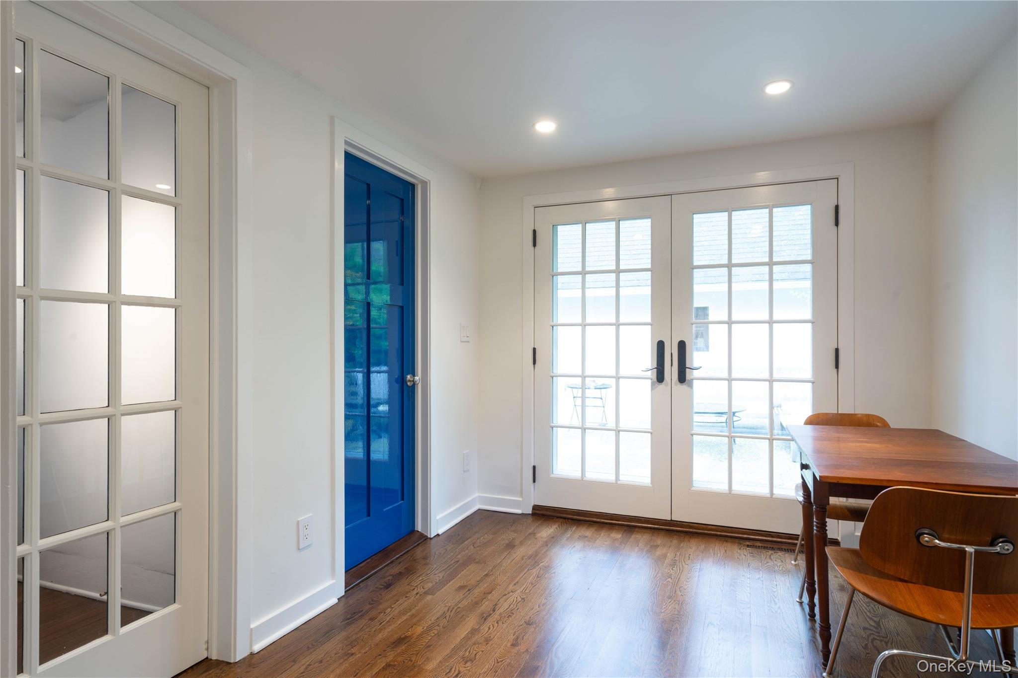 291 Rye Beach Avenue Rye, NY 10580 - Photo 9 of 28 French Door to Yard and Powder Room