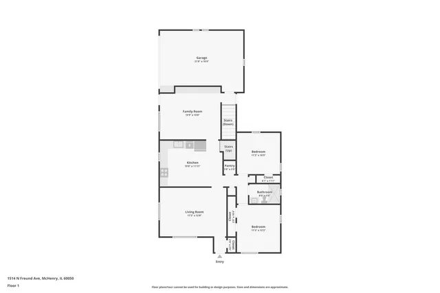 $2,350 | 1514 North Freund Avenue, McHenry, IL 60050