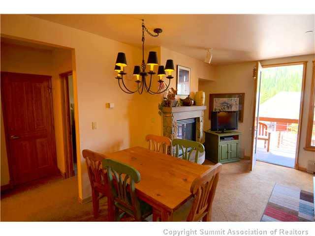 195 River Run Road, Unit 8037 Dillon, CO 80435 - Photo 4 of 25 Dining Room. Large dedicated dining area -- a rarity for River Run homes.