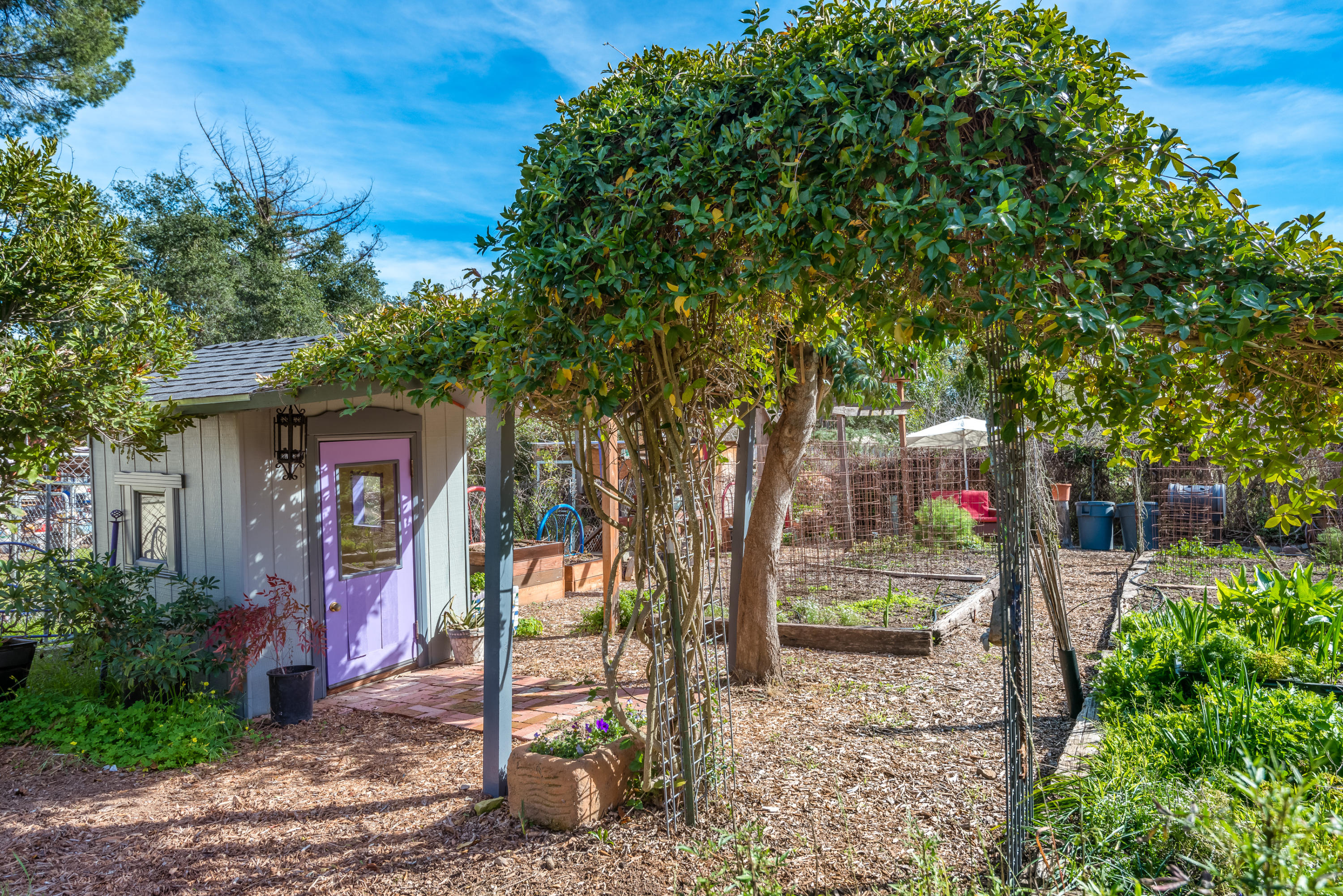 2068 Los Encinos Road Ojai, CA 93023 - Photo 33 of 41 Colorful Child's Playhouse