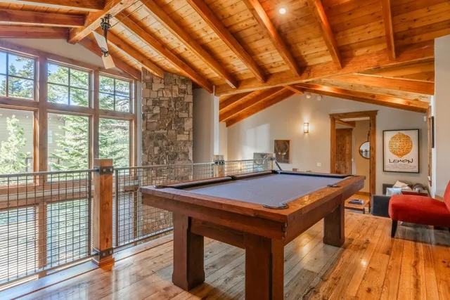 a room with furniture and wooden floor