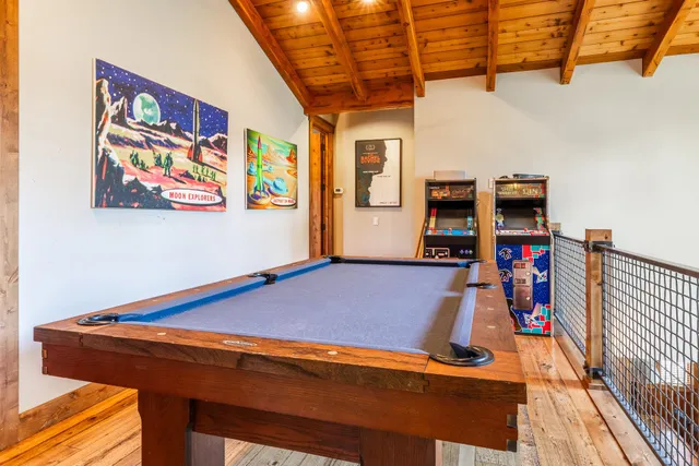 a room with furniture and wooden floor