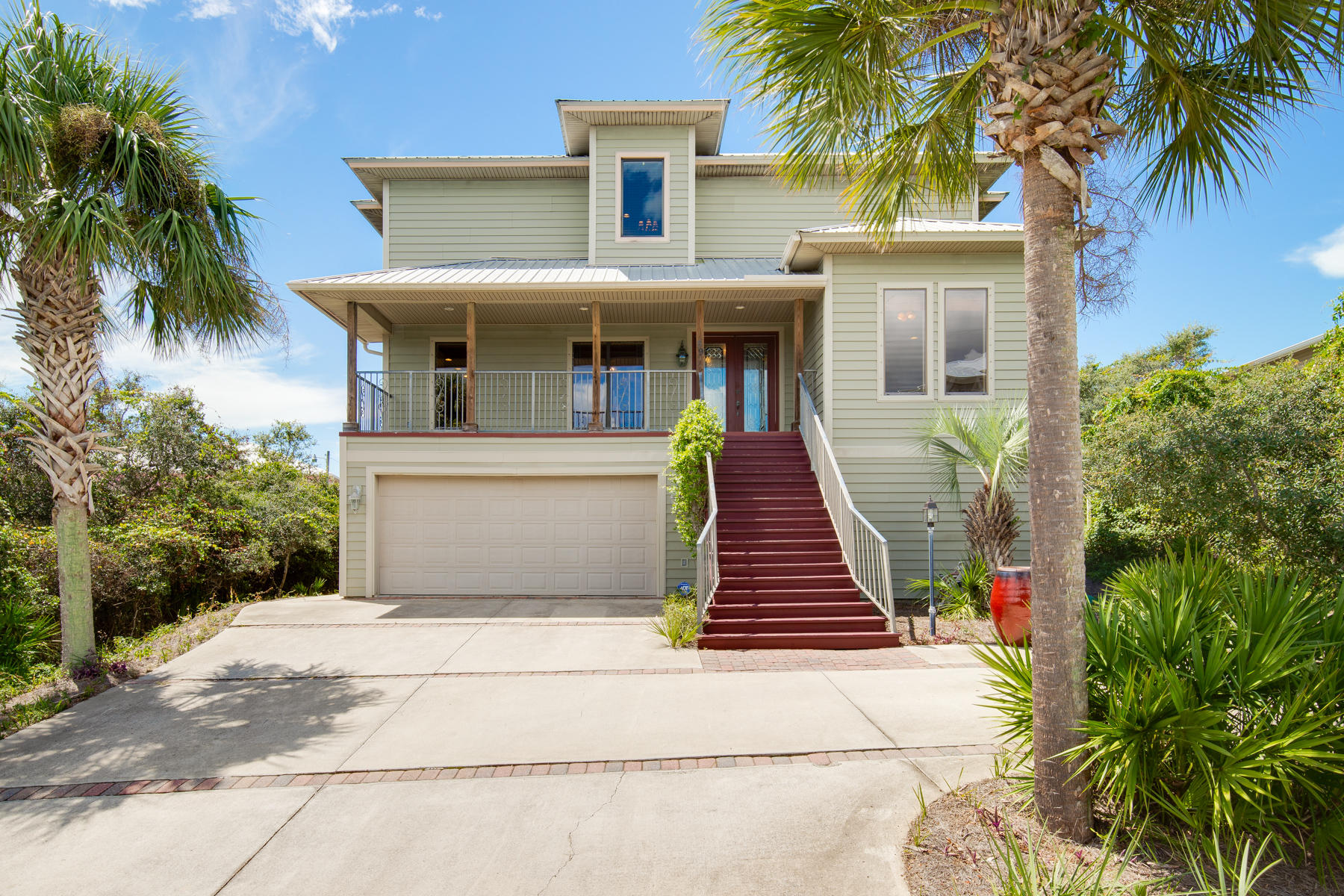 59 Baird Road Santa Rosa Beach, FL 32459 - Photo 1 of 24 a front view of house with yard and green space
