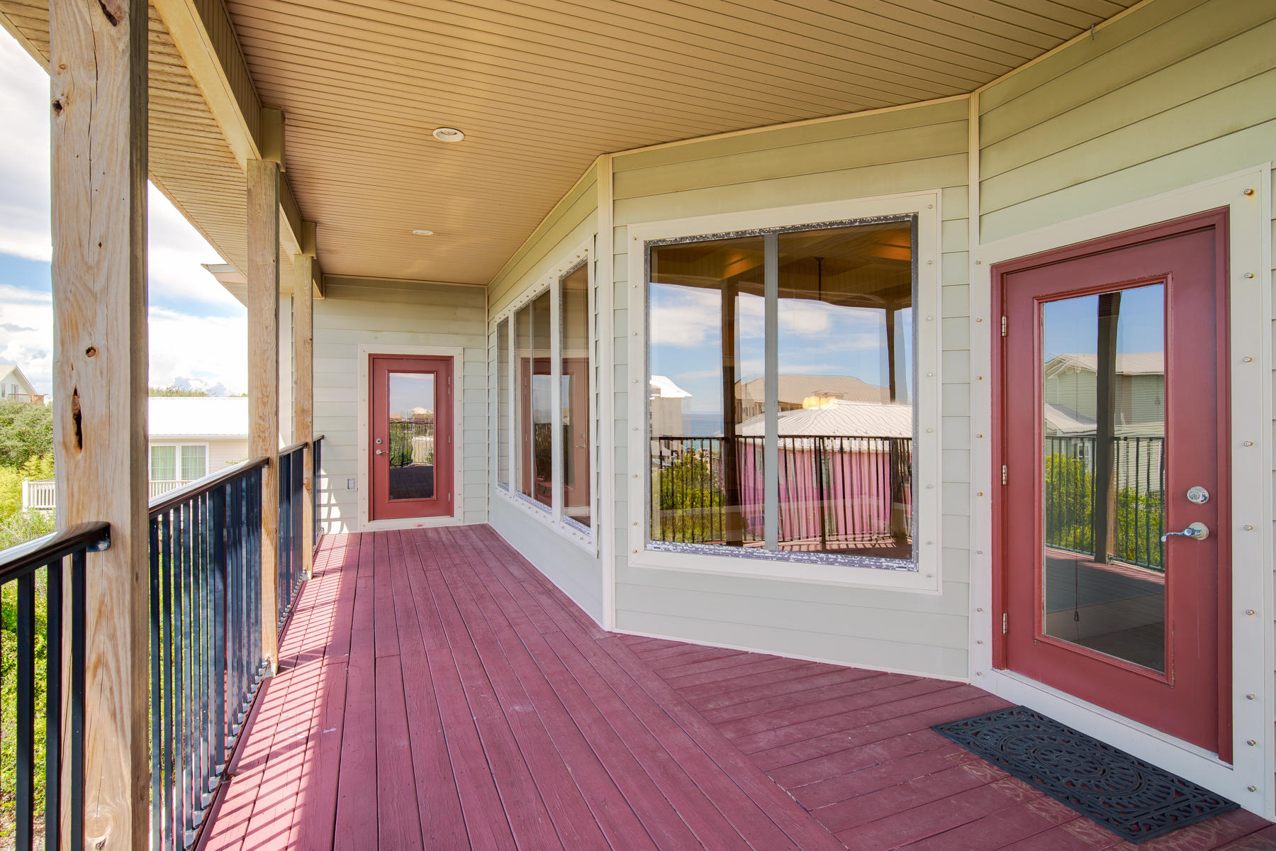 59 Baird Road Santa Rosa Beach, FL 32459 - Photo 14 of 24 a view of an entryway door with wooden floor