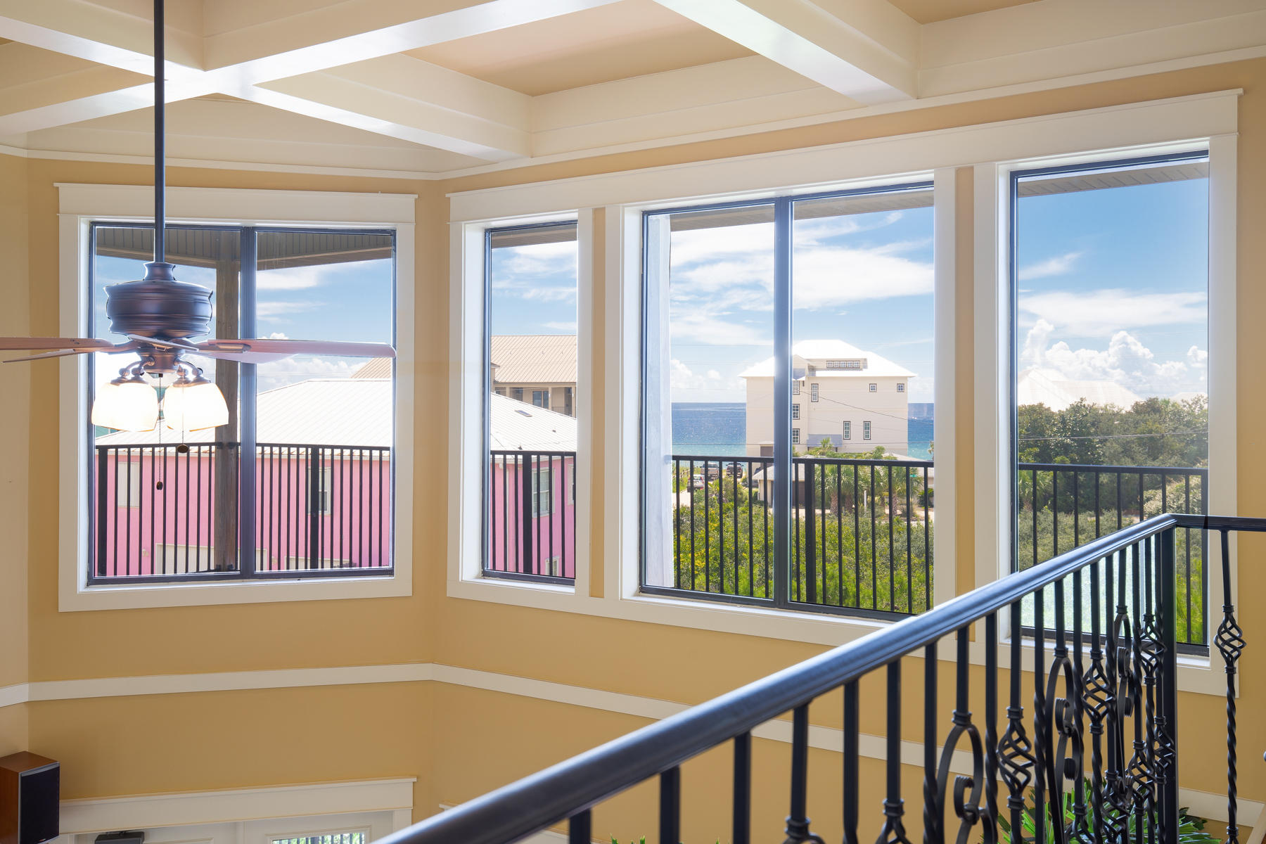 59 Baird Road Santa Rosa Beach, FL 32459 - Photo 21 of 24 a view of a room with large windows