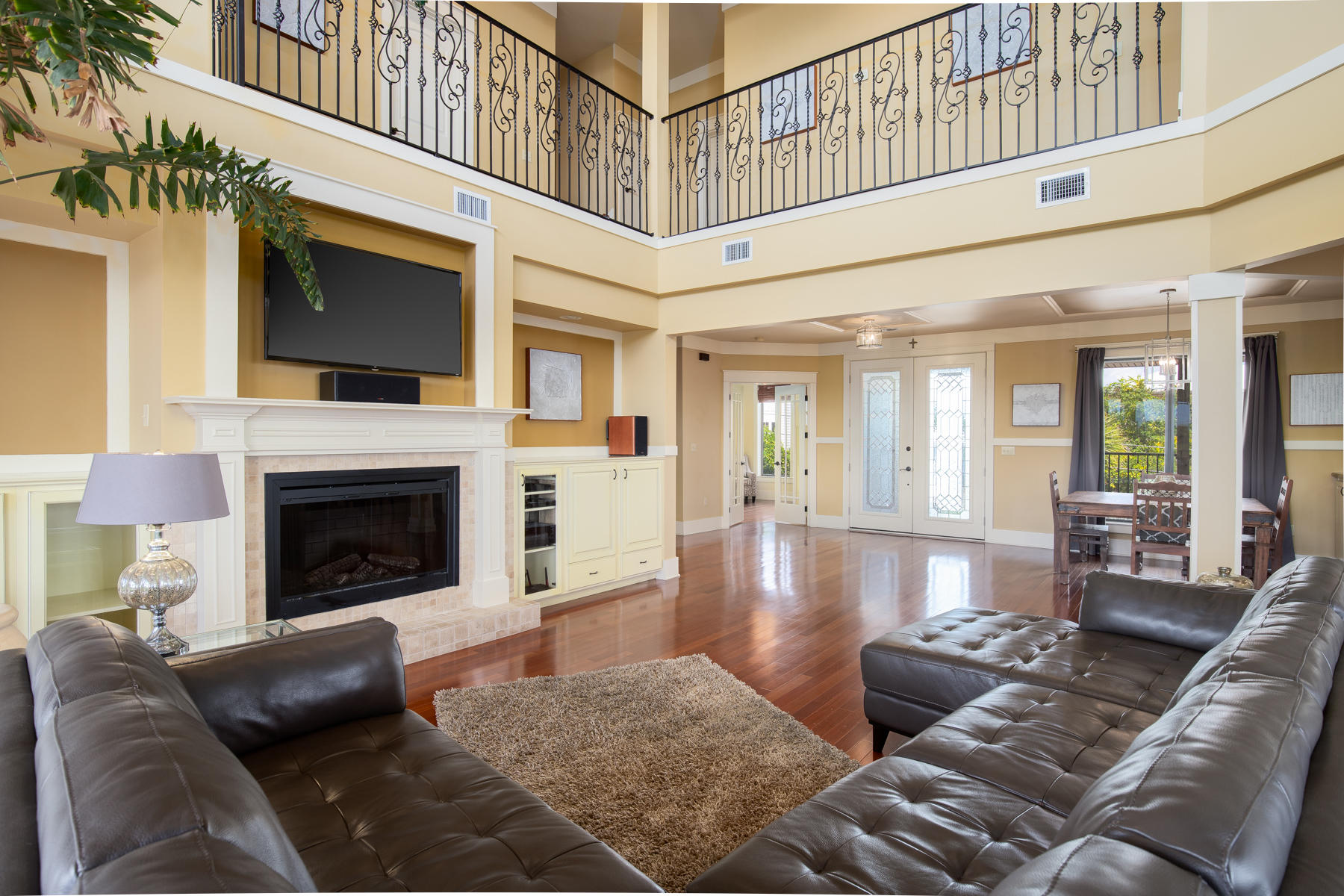 59 Baird Road Santa Rosa Beach, FL 32459 - Photo 4 of 24 a living room with furniture fireplace and flat screen tv