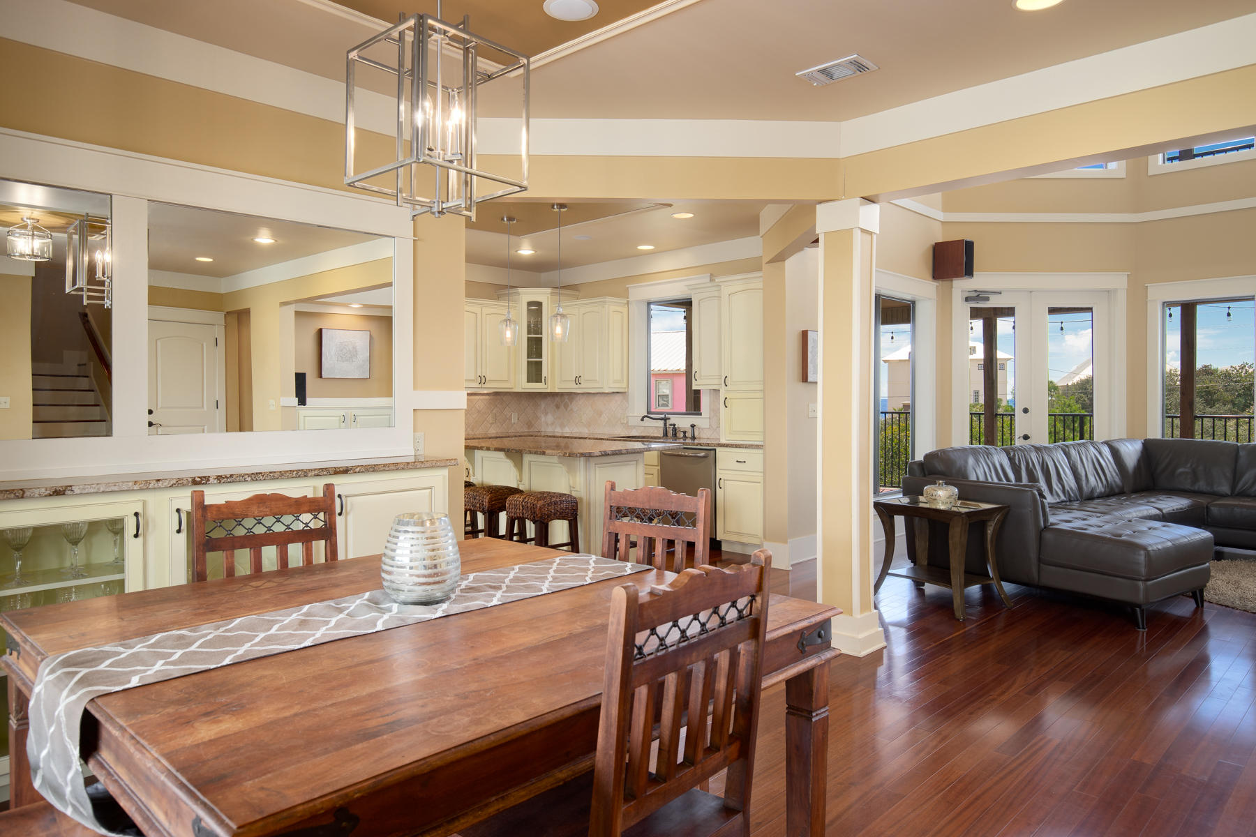 59 Baird Road Santa Rosa Beach, FL 32459 - Photo 9 of 24 a large kitchen with a table and chairs