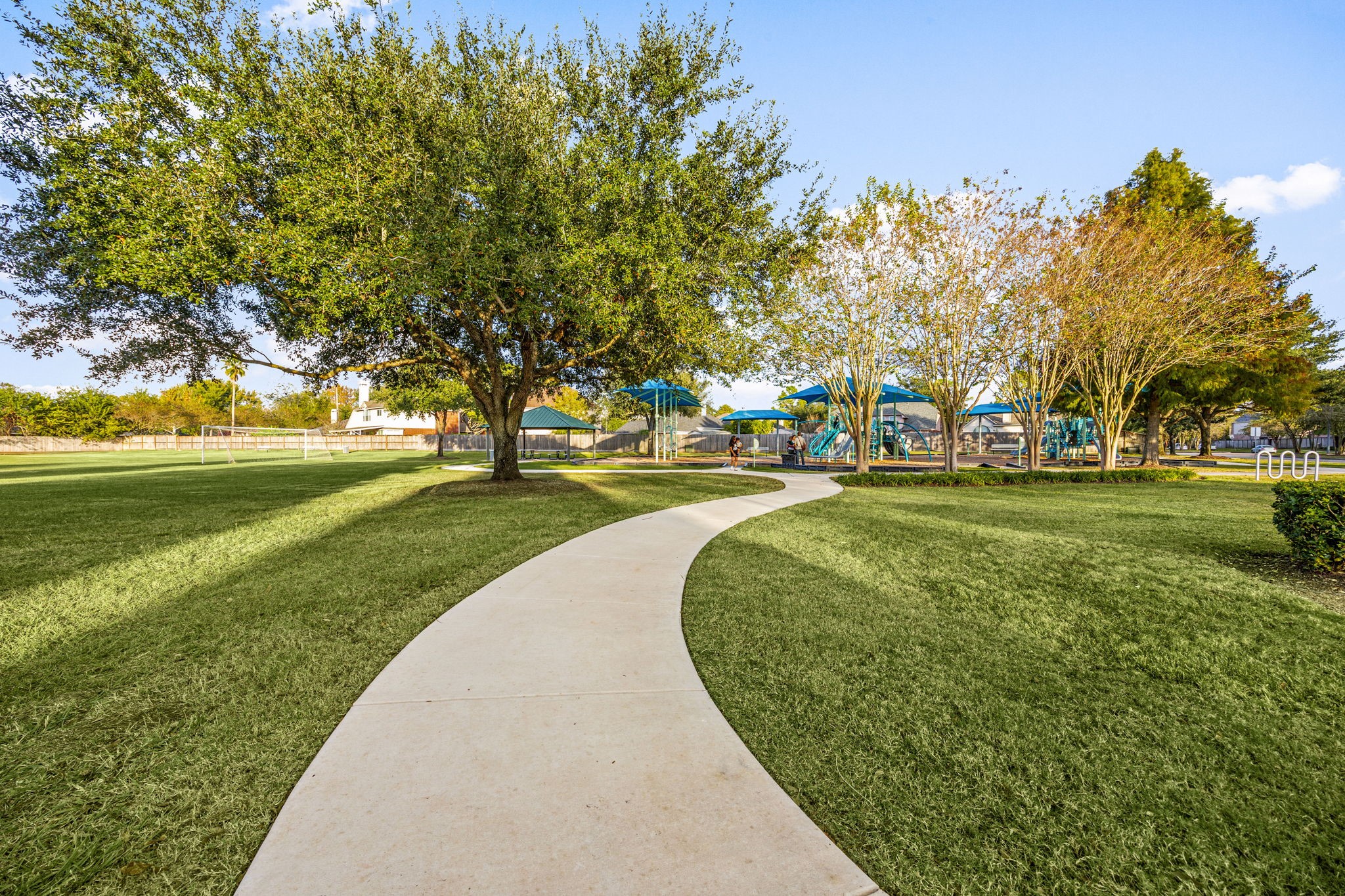 3707 Pecan Court Manvel, TX 77578 - Photo 32 of 35 a view of a garden with an trees
