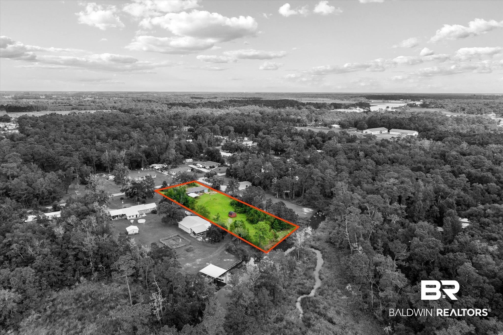 16808 Witt Road Bon Secour, AL 36511 - Photo 19 of 31 Bird's eye view