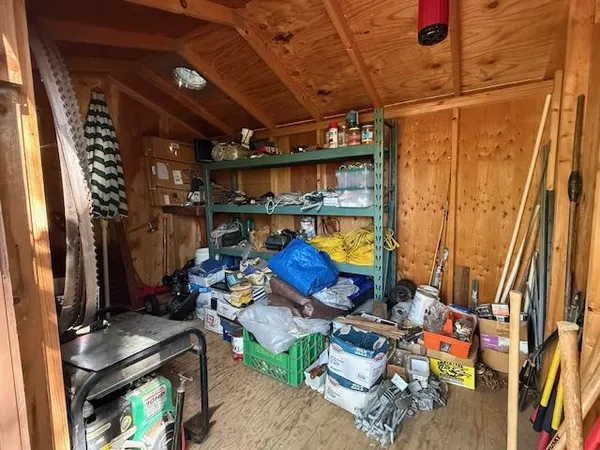 a view of storage and utility room