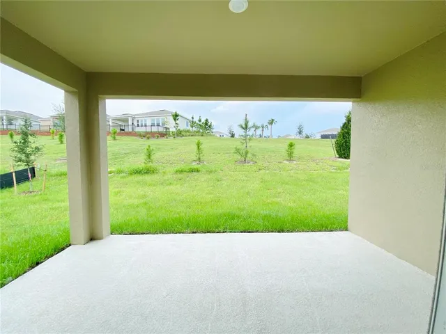 a house view with a garden space