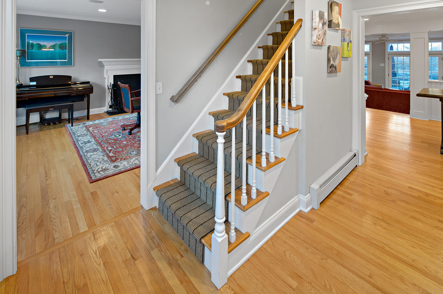 14 Chasmars Pond Road Darien, CT 06820 - Photo 16 of 34 a view of entryway and hall with wooden floor