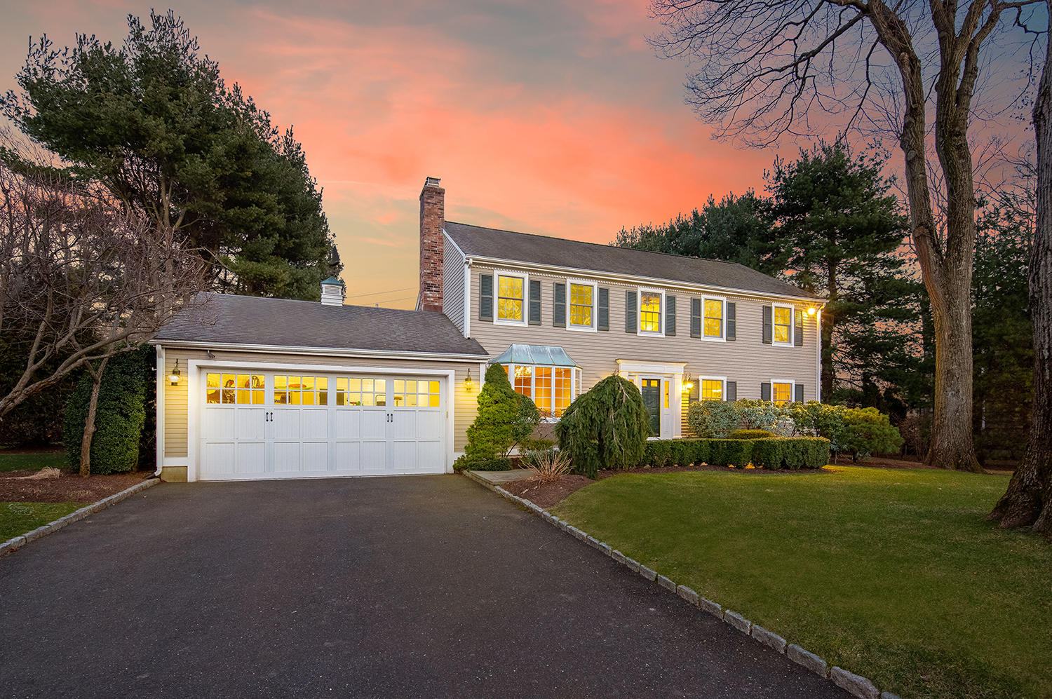 14 Chasmars Pond Road Darien, CT 06820 - Photo 32 of 34 a view of an street with a house in the background