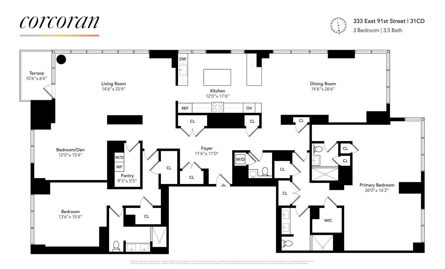 333 East 91st Street, Unit 31CD Manhattan, NY 10128 - Photo 14 of 15 a picture of a counter top