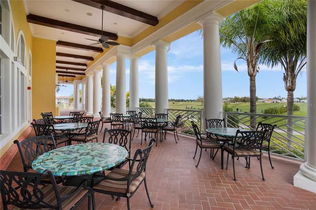 5152 Bridgehaven Road Davenport, FL 33837 - Photo 33 of 38 a view of a dining room with furniture window and outside view