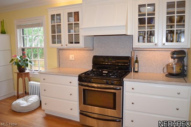 3299 Chalfant Road Cleveland, OH 44120 - Photo 6 of 24 Wonderful space for cooking with extra counter space and glass door cabinets.
