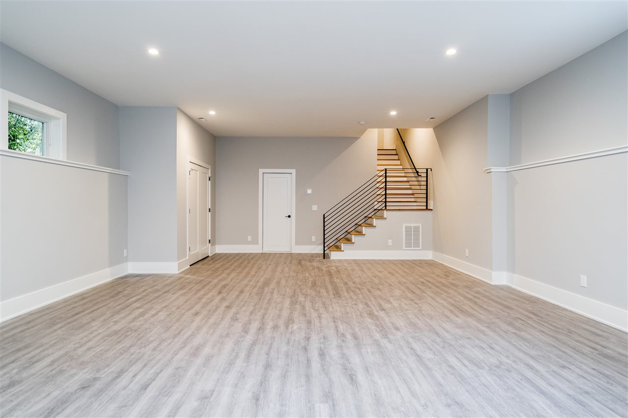 3318 Ruffin Street Raleigh, NC 27607 - Photo 25 of 30 Lower Level has over 500 square feet of storage and pre-plumbed bathroom Finished Lower Level
