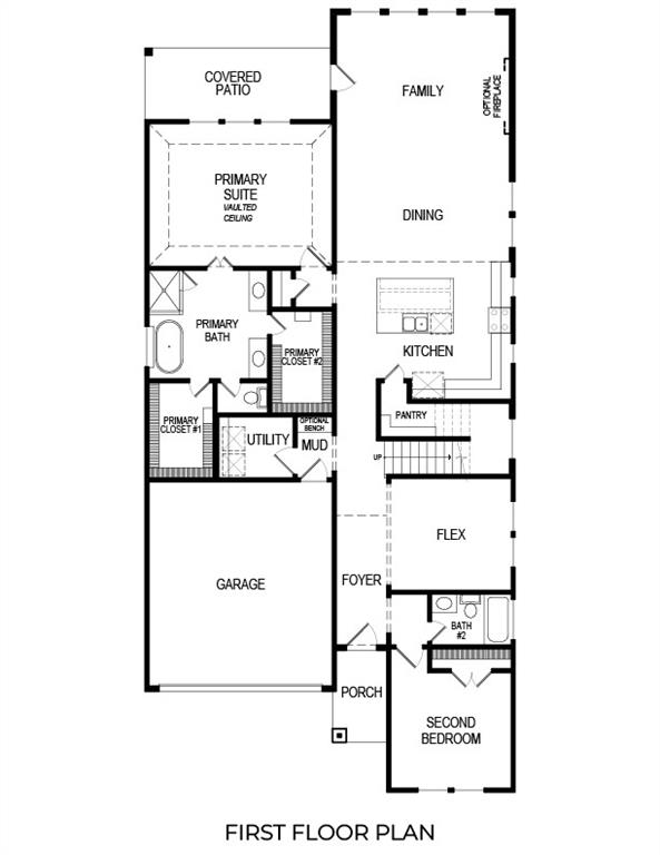 2357 Bell Way Forney, TX 75126 - Photo 3 of 5 Roosevelt Select F - First Floor Plan