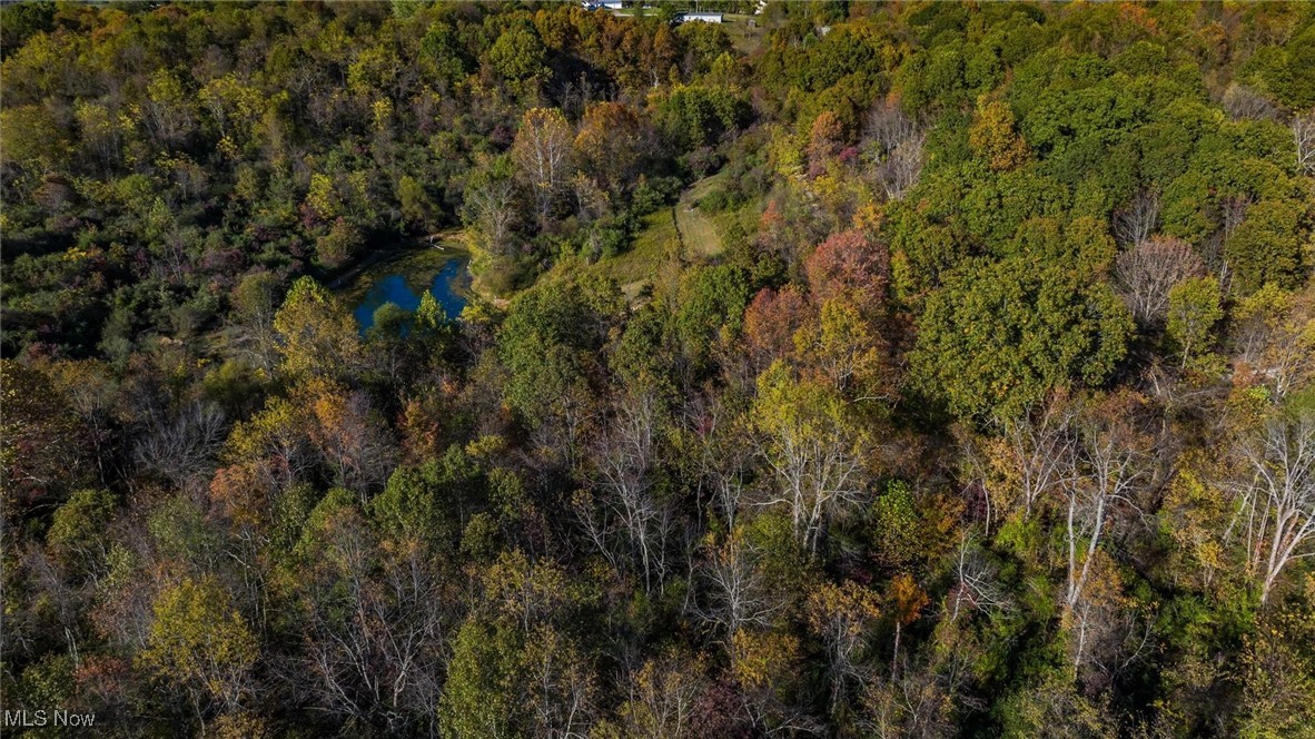 3278 Rough And Ready Road New Concord, OH 43762 - Photo 18 of 28 Aerial view of property's location featuring a nearby body of water and a heavily wooded area