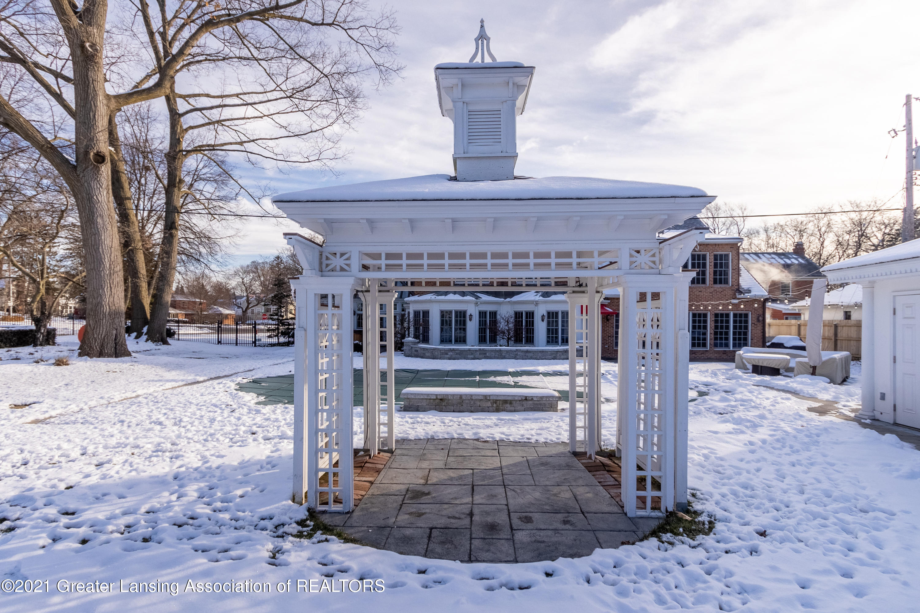 627 North Harrison Road East Lansing, MI 48823 - Photo 87 of 94 Pergola for swing