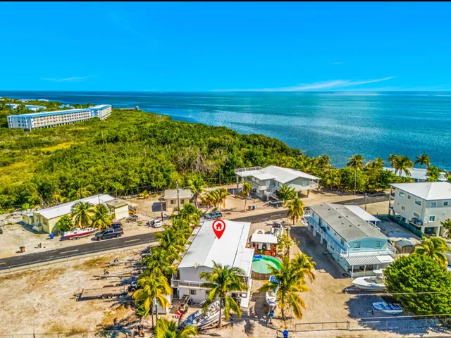 a view of city and ocean