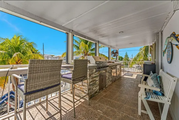 a view of hallway with livingroom