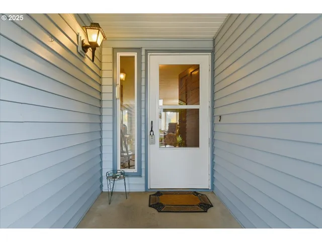 a view of front door